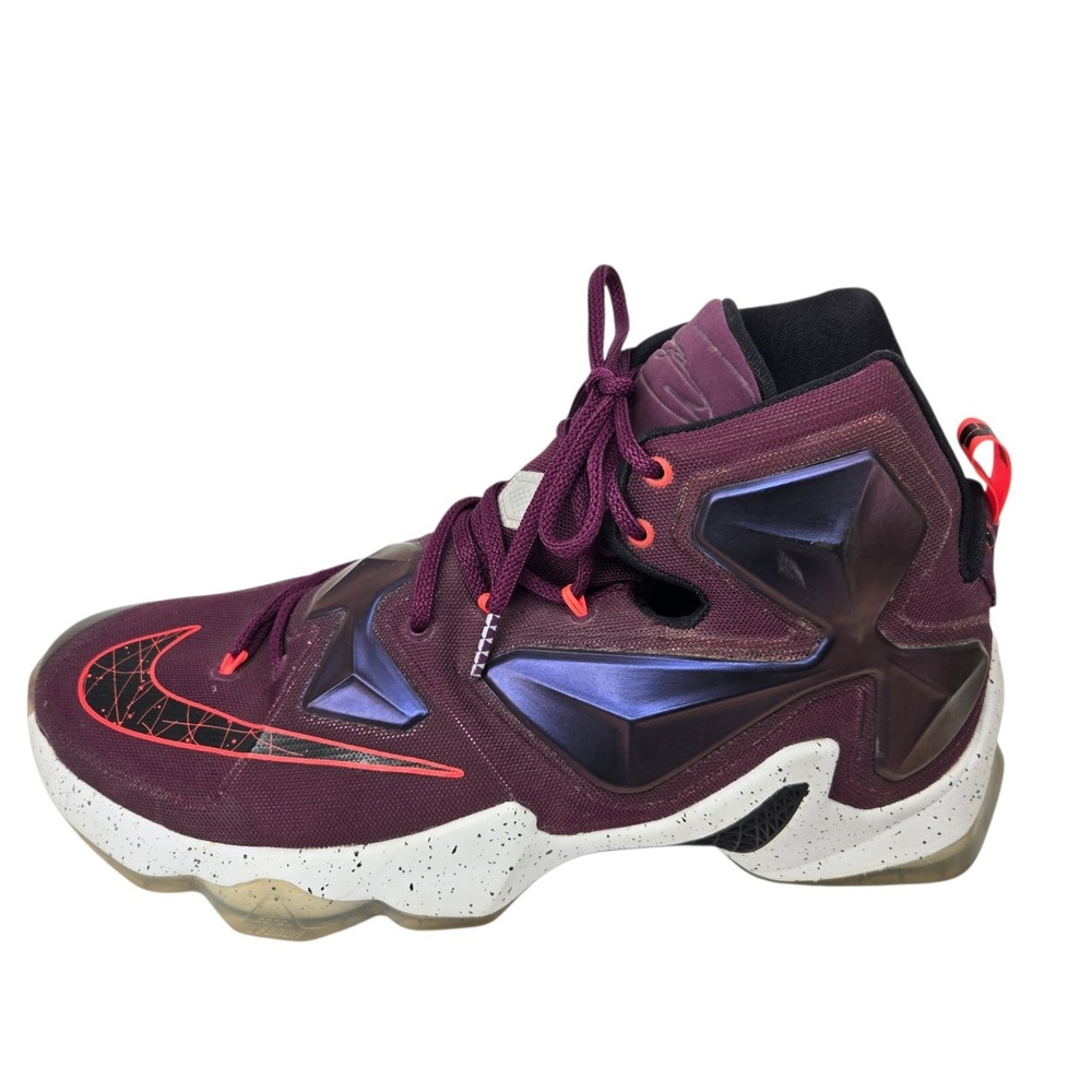 Nike Labron James 13 Mulberry Purple Mens US 12 Shoes Style Code 807219-500 - Picture 6 of 16